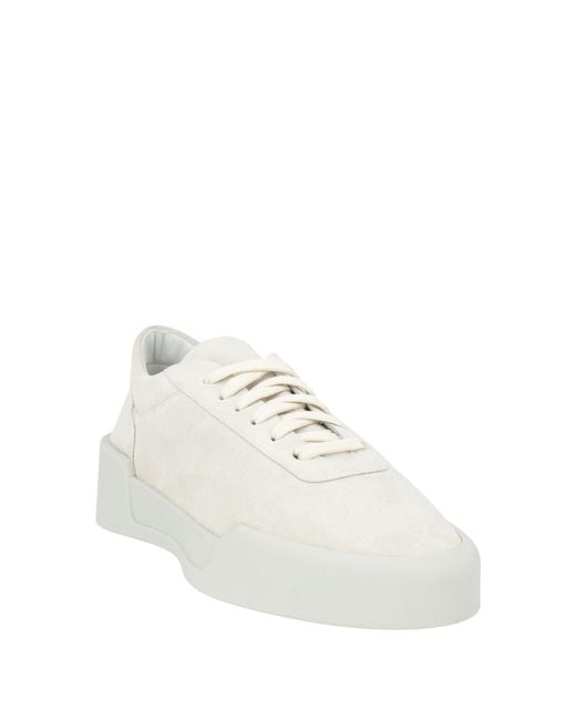 Fear Of God White Light Sneakers Leather for men