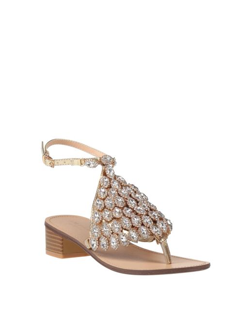 Gai Mattiolo Natural Thong Sandals