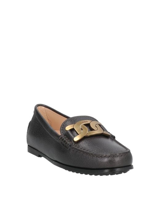 Tod's Gray Loafers Soft Leather