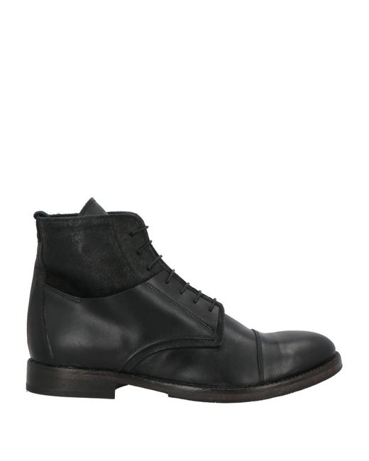 Moma Black Ankle Boots Leather for men