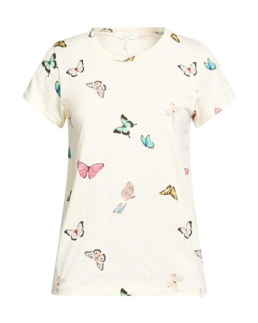 Rag & Bone Natural T-Shirt Pima Cotton