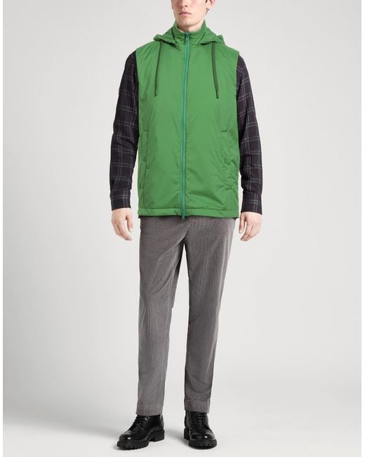 Herno Green Vests for men
