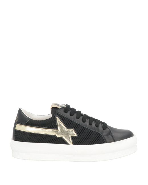 W6yz Black Trainers