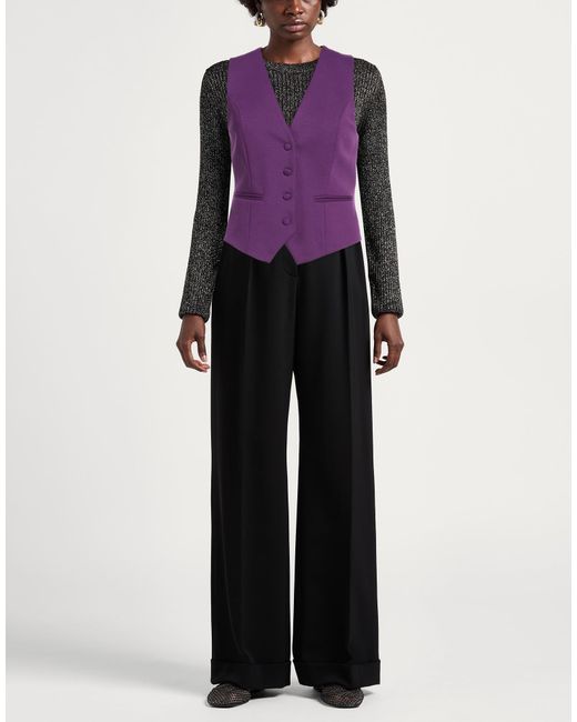 Manila Grace Purple Tailored Vests