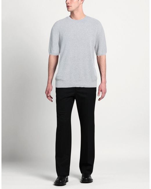 FILIPPO DE LAURENTIIS Gray Sweaters for men