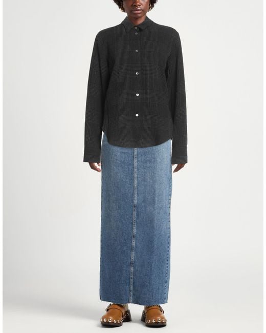 Barena Black Shirt Viscose, Virgin Wool, Polyamide, Elastane