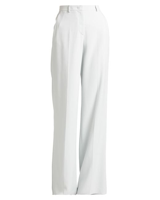Giorgio Armani White Sky Pants Viscose, Elastane