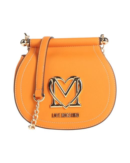 Love Moschino Orange Cross-Body Bag
