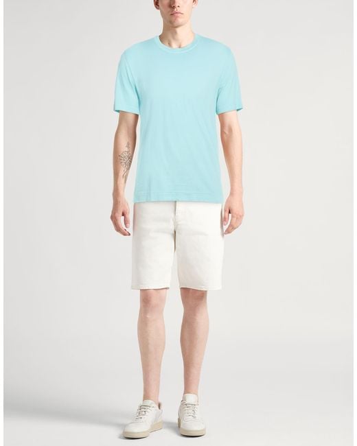 Fedeli Blue T-Shirts for men