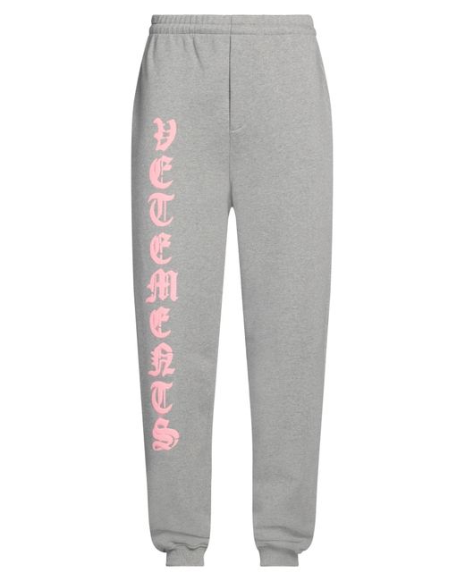 Vetements Gray Trouser for men