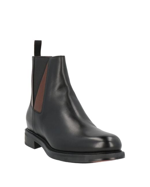 santoni leather ankle boots