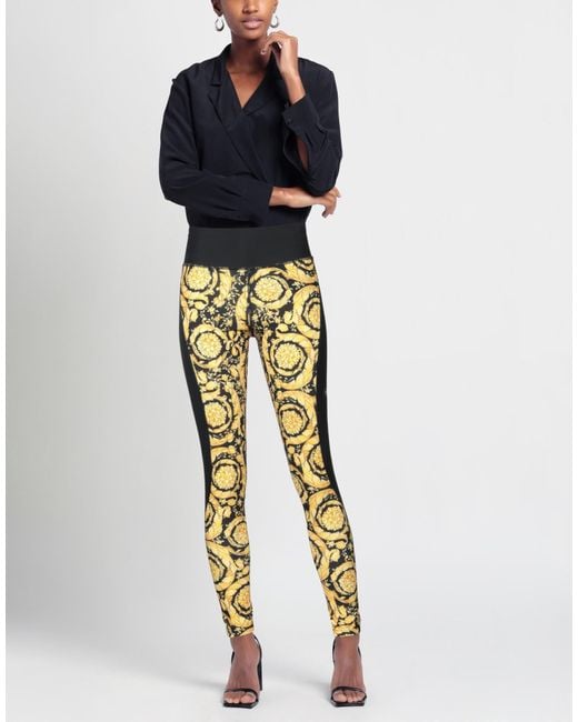 Versace Metallic Leggings