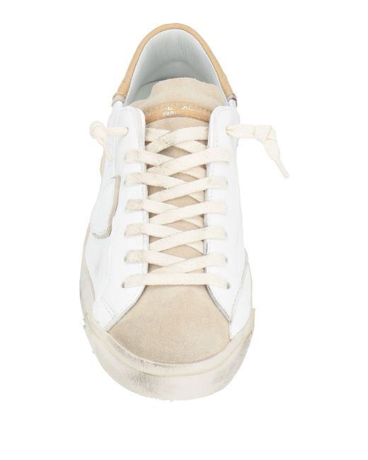 Philippe Model White Sneakers Leather for men