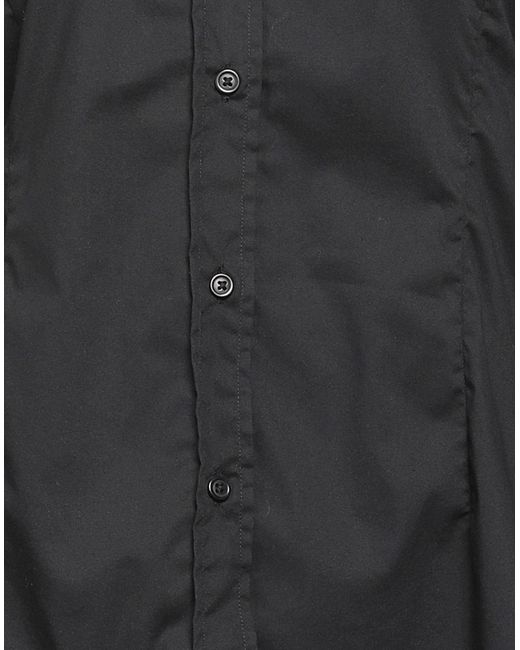 THOMAS REED Black Shirt Cotton, Nylon, Elastane