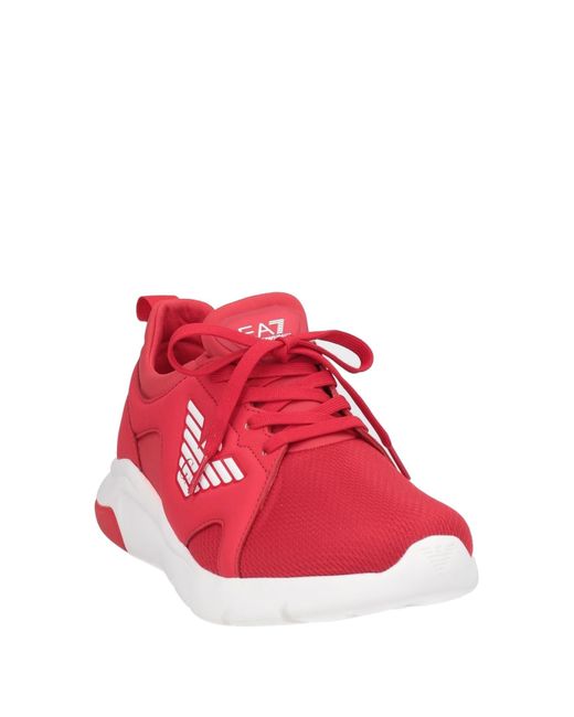 EA7 Red Trainers for men