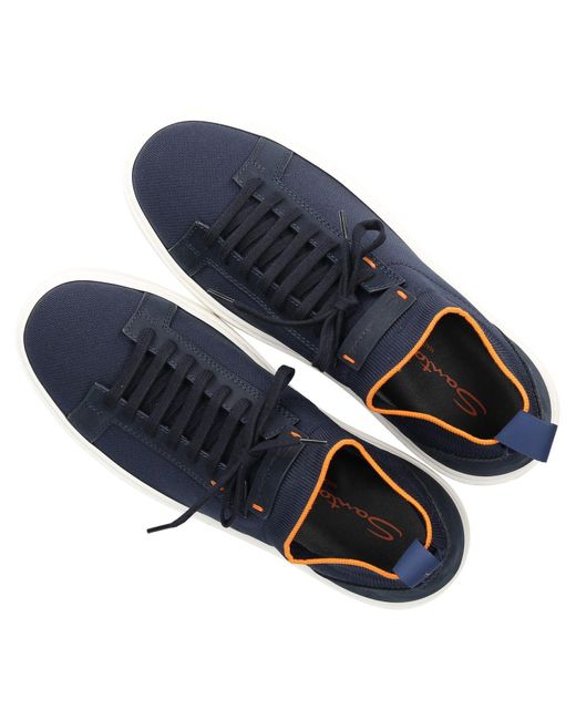 Sneakers Santoni de hombre de color Blue