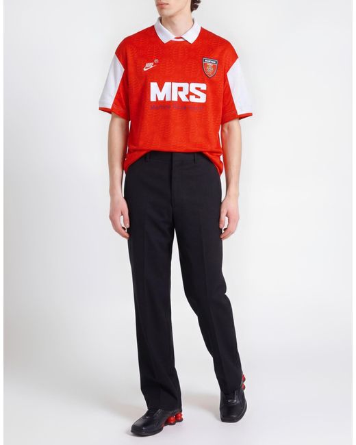 Nike Red X Martine Rose Sport Polo Shirt Polyester for men