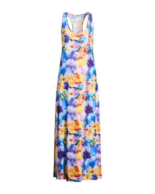4giveness Blue Maxi Dress Polyester, Elastane