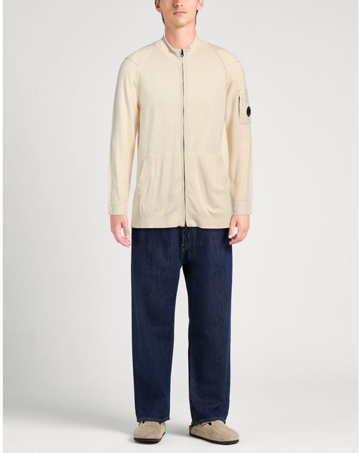 C P Company Natural Cardigan for men