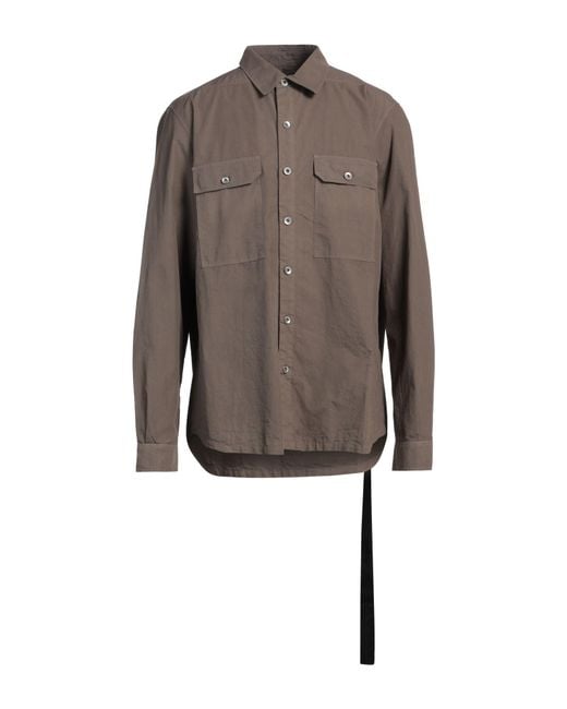 Rick Owens Brown Shirt for men