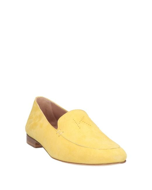 Kiton Yellow Loafers Leather