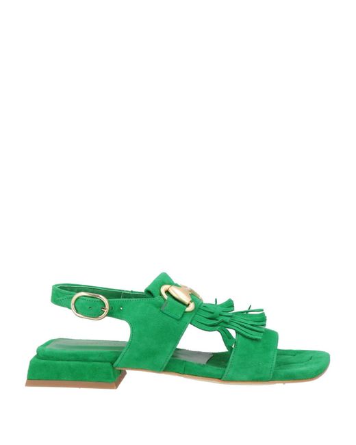 POESIE VENEZIANE Green Sandals