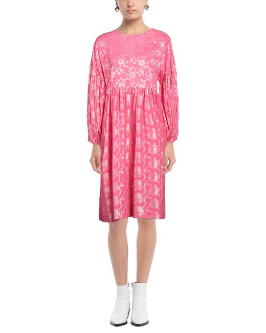 Maliparmi Pink Midi Dress