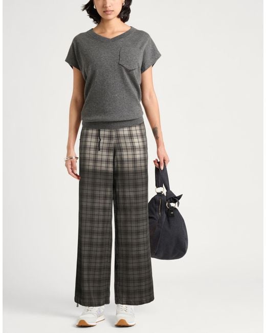 White Sand Gray Pants