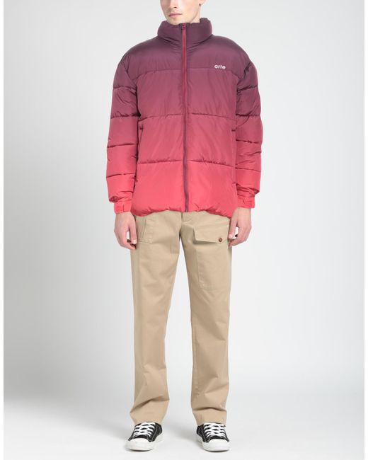 Arte' Pink Down Jacket for men