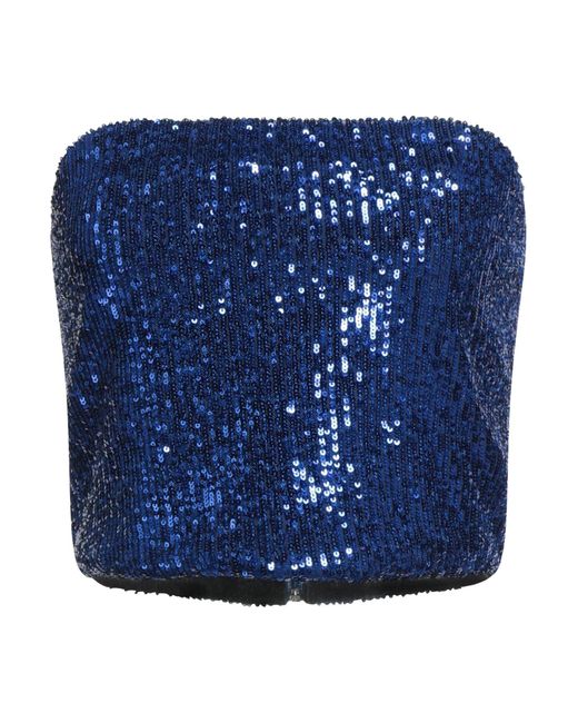 Hanita Blue Top Polyester, Elastane, Viscose, Nylon