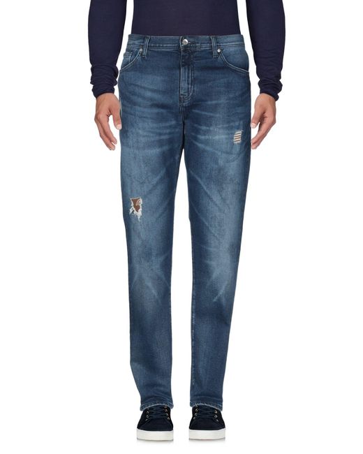 ARMANI EXCHANGE Blue Jeans Cotton, Elastane for men