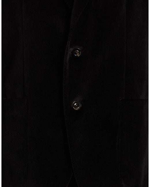 Boglioli Black Blazer Cotton, Elastane for men