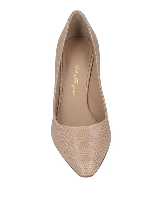 Ferragamo White Pumps