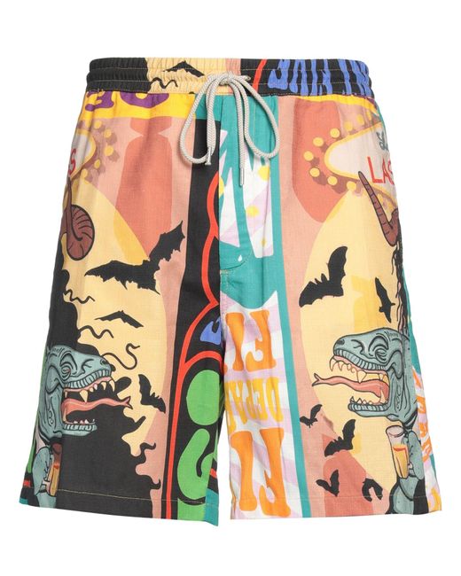 Department 5 Orange Shorts & Bermuda Shorts Cotton for men