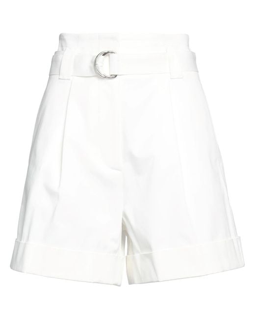 Lacoste White Shorts & Bermuda Shorts