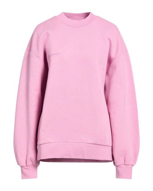 PANGAIA Pink Sweatshirt Organic Cotton, Recycled Cotton
