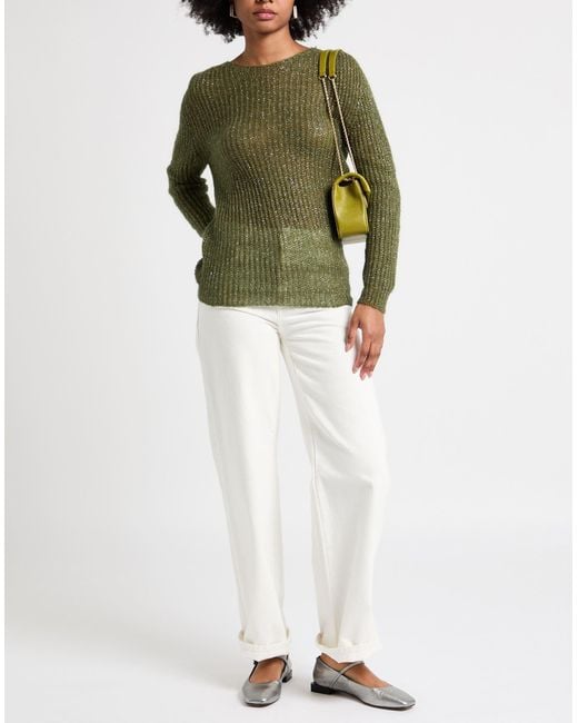 Pink Memories Green Jumper