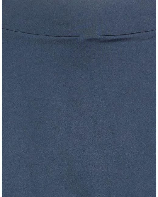 EA7 Blue Mini Skirt Polyamide, Elastane