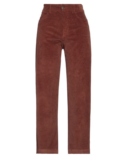 MÊME ROAD Red Pants Cotton