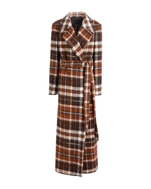 Tagliatore 0205 Brown Coat Polyester, Cotton, Wool, Synthetic Fibers, Alpaca Wool