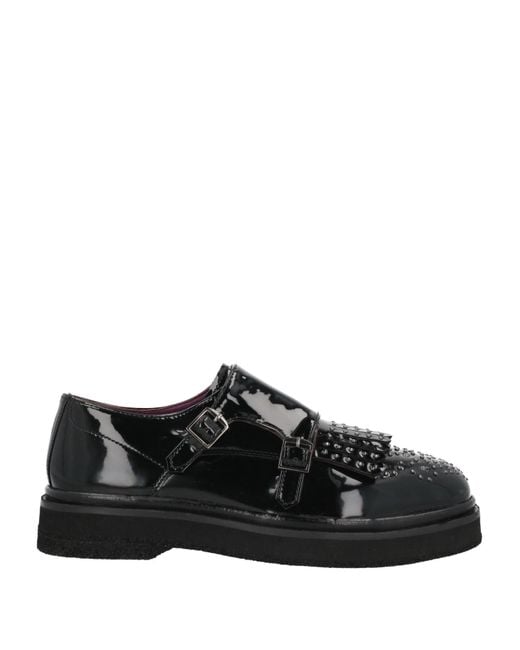 Apepazza Black Loafers Textile Fibers