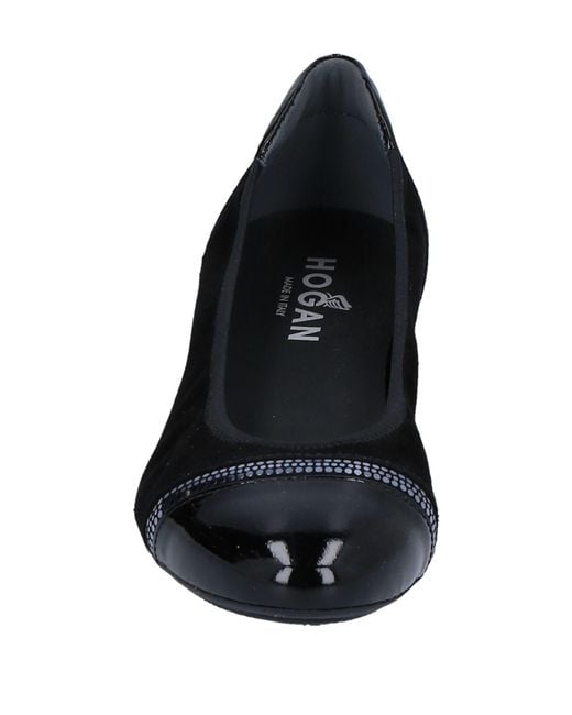 Hogan Black Ballet Flats