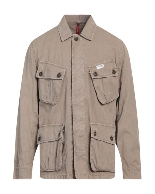 Fay Brown Jacket Cotton, Linen for men