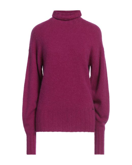 Ottod'Ame Purple Rollkragenpullover
