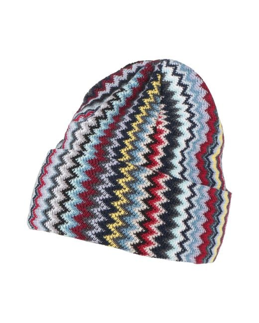 Missoni Blue Hat Wool for men