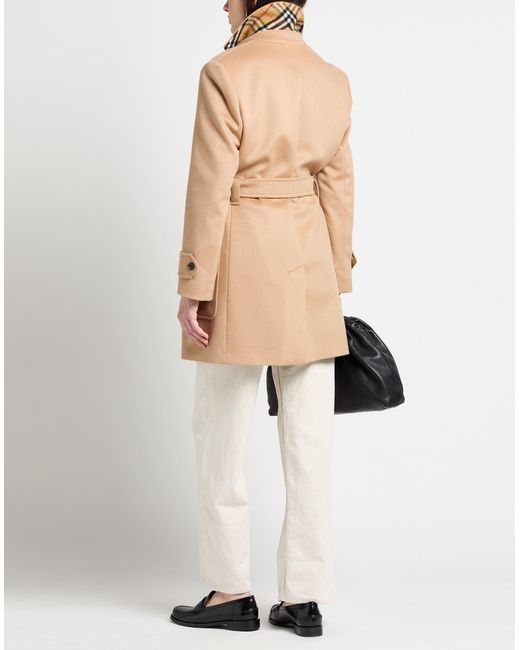 Burberry Natural Coat Wool, Cashmere
