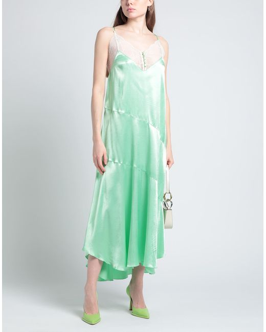 Isabelle Blanche Green Maxi Dress