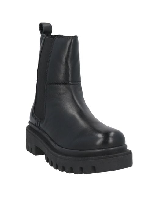 CafeNoir Black Ankle Boots