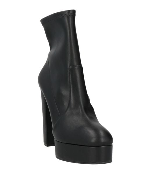 Casadei Black Ankle Boots Leather