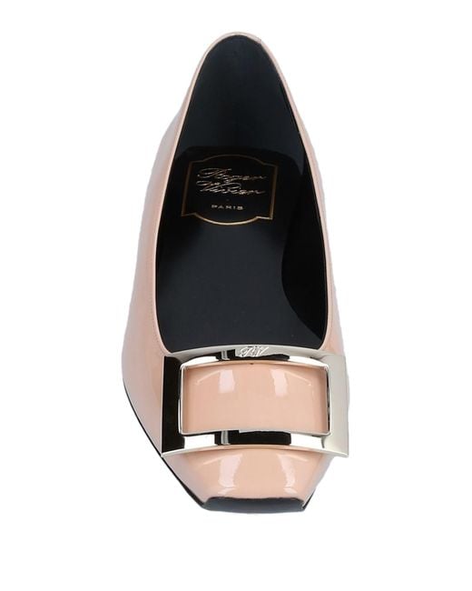 Roger Vivier White Ballet Flats